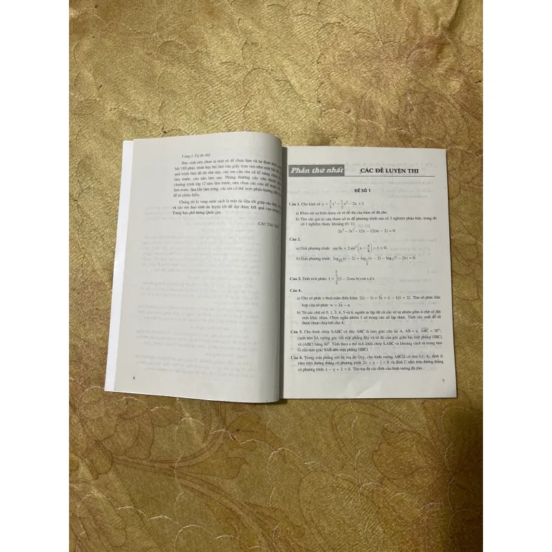 ÔN TẬP MÔN TOÁN CHUẨN BỊ CHO KÌ THI THPTQG & BỘ ĐỀ MÔN TOÁN 728507