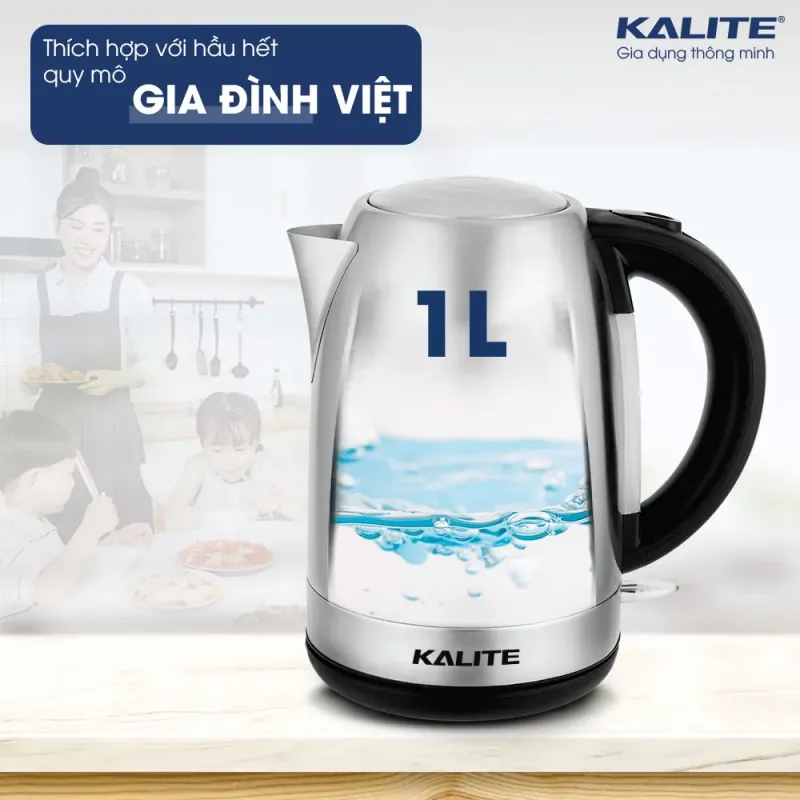 KALITE KL-301 – Dung Tích 1,7L, Pha Trà, Pha Cà Phê, Mì Liền Tiện Lợi 707043