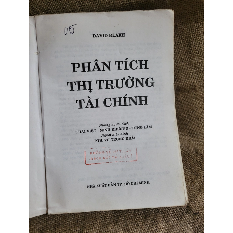 Phân tích thị trường tài chính | 930 trang | David Blake  322434