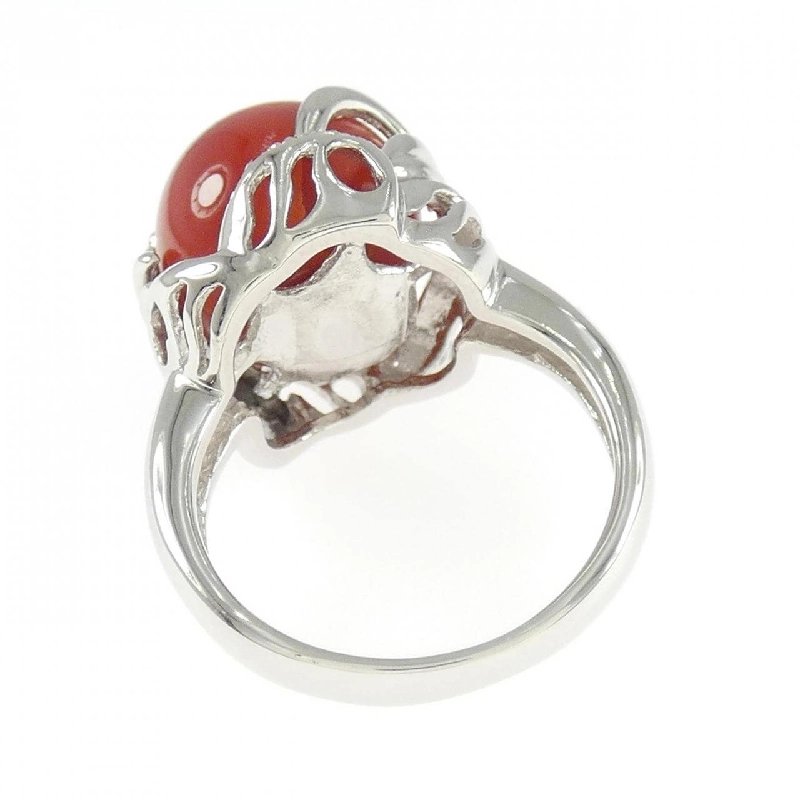 Nhẫn san hô PT900 11.6mm 669407