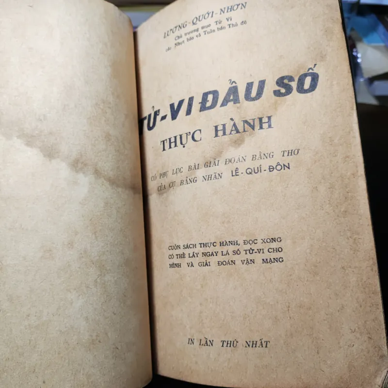 Tử Vi Đẩu Số Thực Hành - Lương Qưới Nhơn 1020034