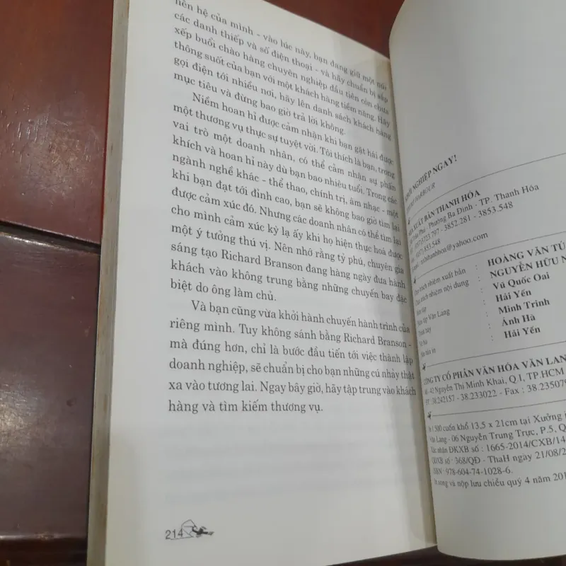 Jeremy Harbour - KHỞI NGHIỆP NGAY (dành cho người khát khao làm chủ doanh nghiệp) 781631