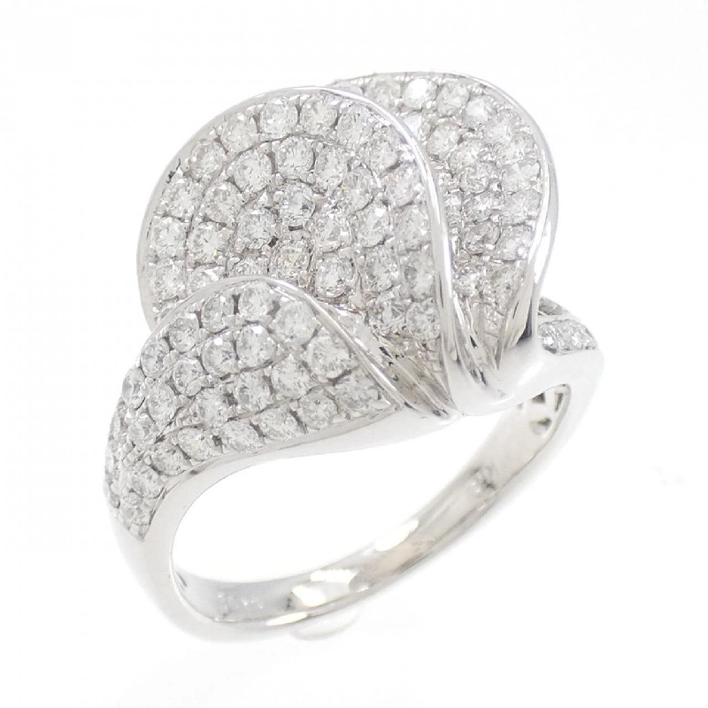 Nhẫn kim cương K18WG 1.35CT 672894