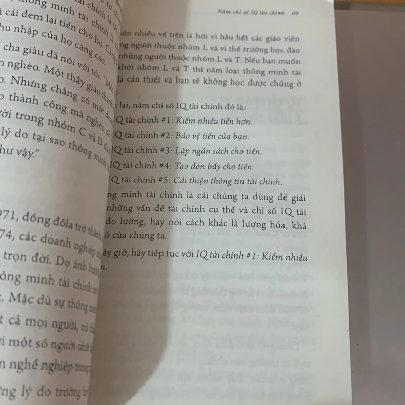 Nâng cao chỉ số IQ tài chính (chưa sử dụng để lâu có vài vết xước nhỏ) 506797