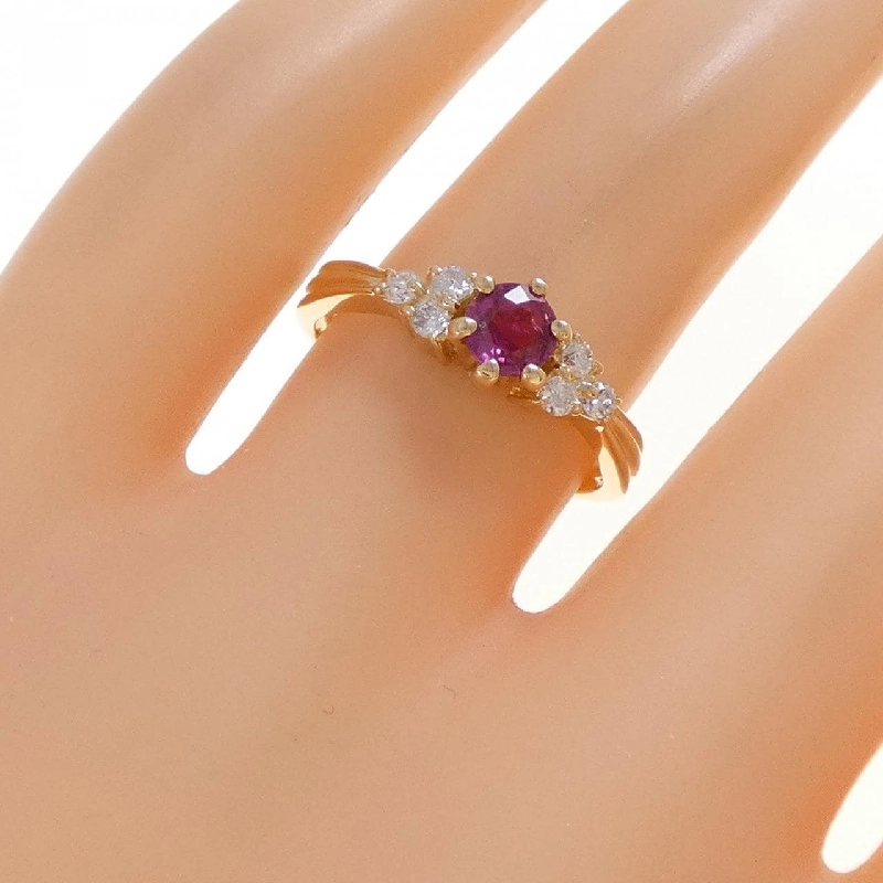 Nhẫn Ruby K18YG - Hàng hiệu Chính hãng 851772