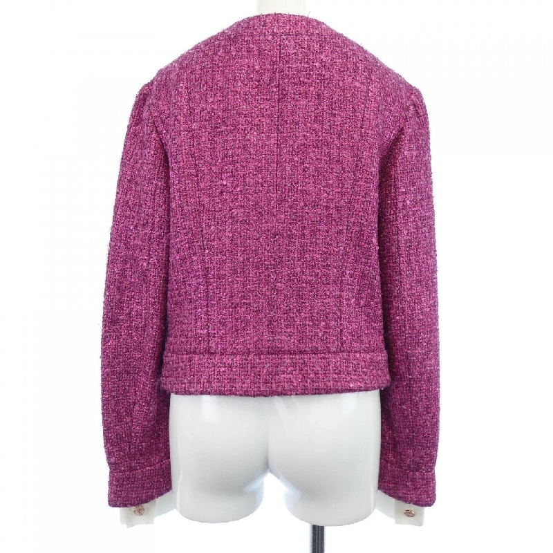 Jacket không cổ CHANEL P74768V66364 631748