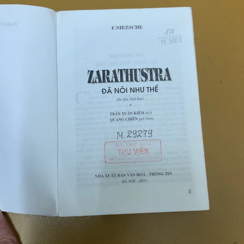 Zarathustra đã nói như thế  352699