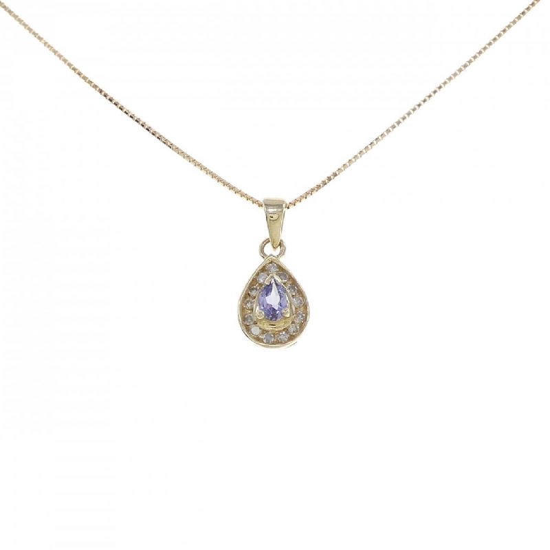 Dây chuyền Tanzanite 14KYG/K18YG - Hàng hiệu Authentic 860893