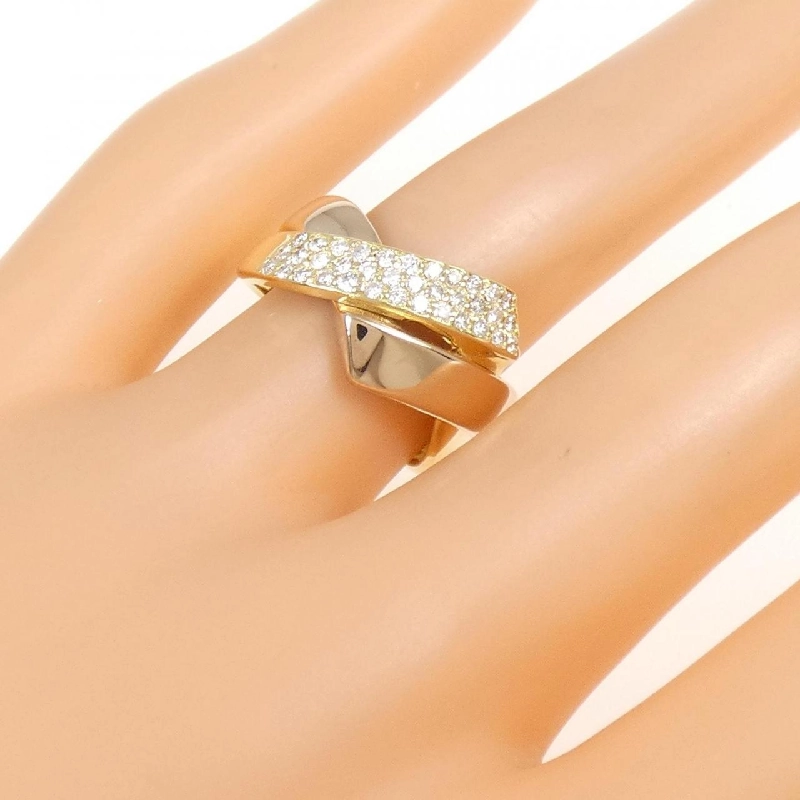 Nhẫn kim cương Pavé K18YG/K18PG 0.30CT 670358