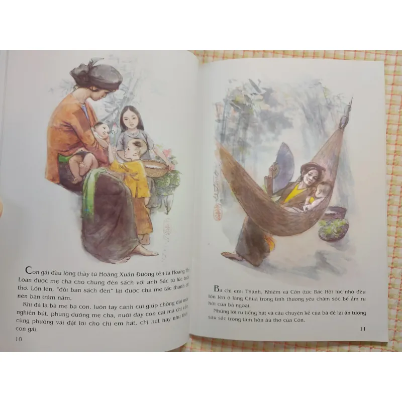 TỪ LÀNG SEN - Truyện: Sơn Tùng • Tranh: Lê Lam - Sách viết về Bác Hồ 763828