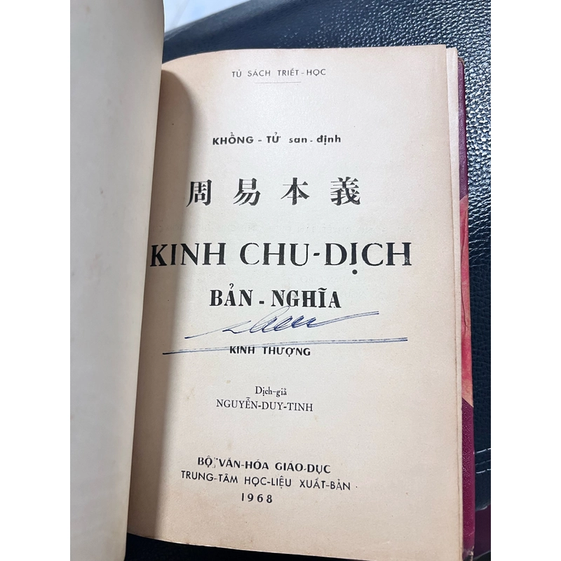 Kinh chu dịch bản nghĩa - 1968 (trọn bộ) 301520