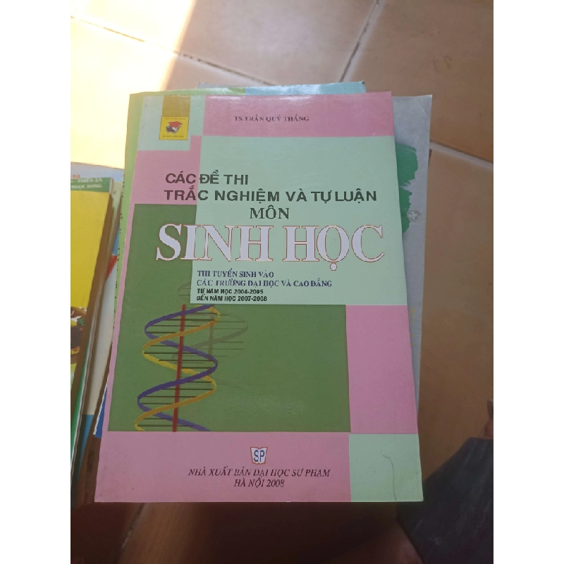Các Đề Thi Trắc Nghiệm Và Tự Luận Môn Sinh Học – Trần Quý Thắng 2008 (Tham khảo - luyện thi) VAVO1304-AK3ST2 1012123