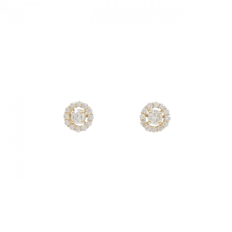 K18YG Bông tai kim cương 0.40CT - Hàng hiệu Chính hãng 868287