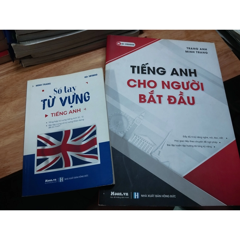 MKP │COMBO 2 CUỐN Tiếng Anh Cho Người Mới Bắt Đầu $ Sổ Tay Từ Vựng Tiếng Anh 533581
