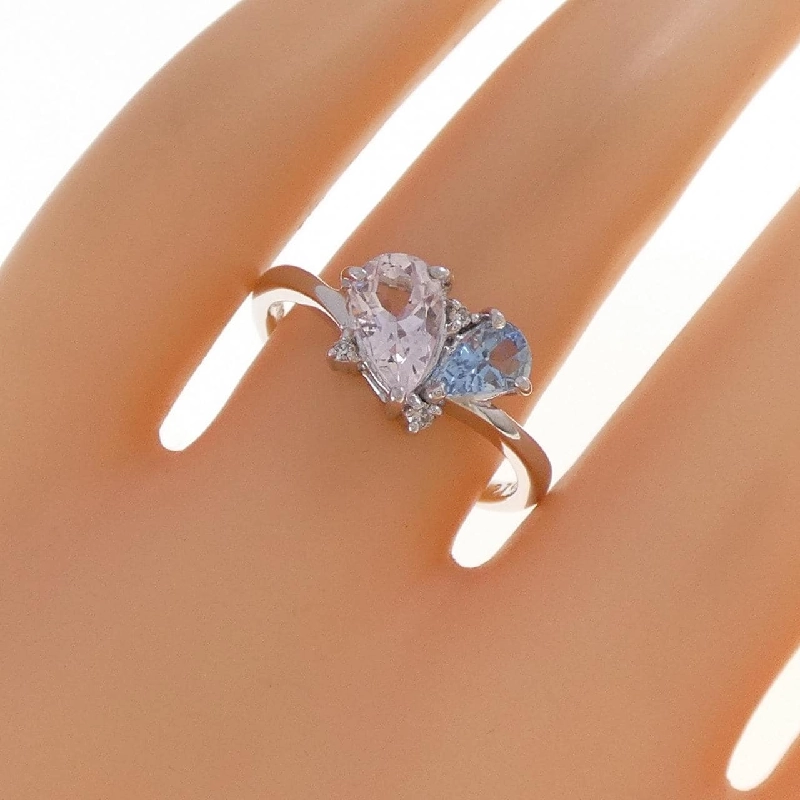 Nhẫn đá màu K18WG - Hàng hiệu Authentic 849552