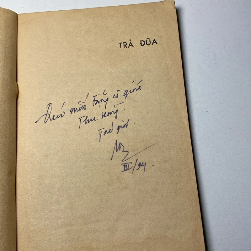 TRẢ ĐŨA (TRUYỆN, XB 1992) 474092