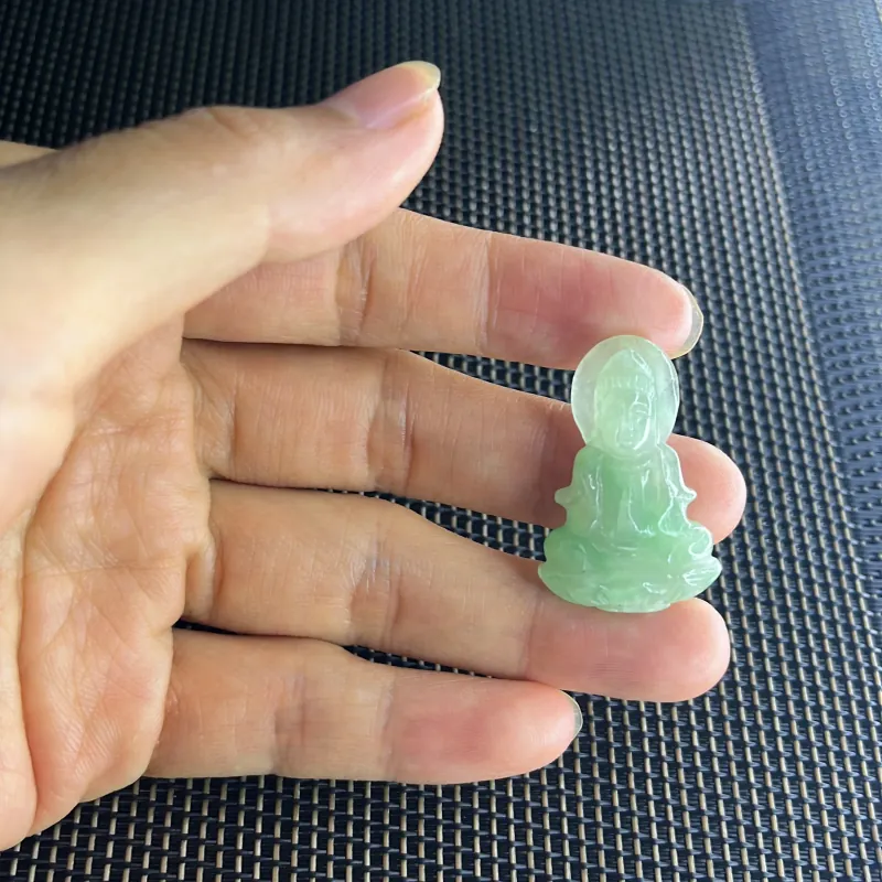 Phật bà quan âm đá Cẩm thạch xanh Ngọc 1011967