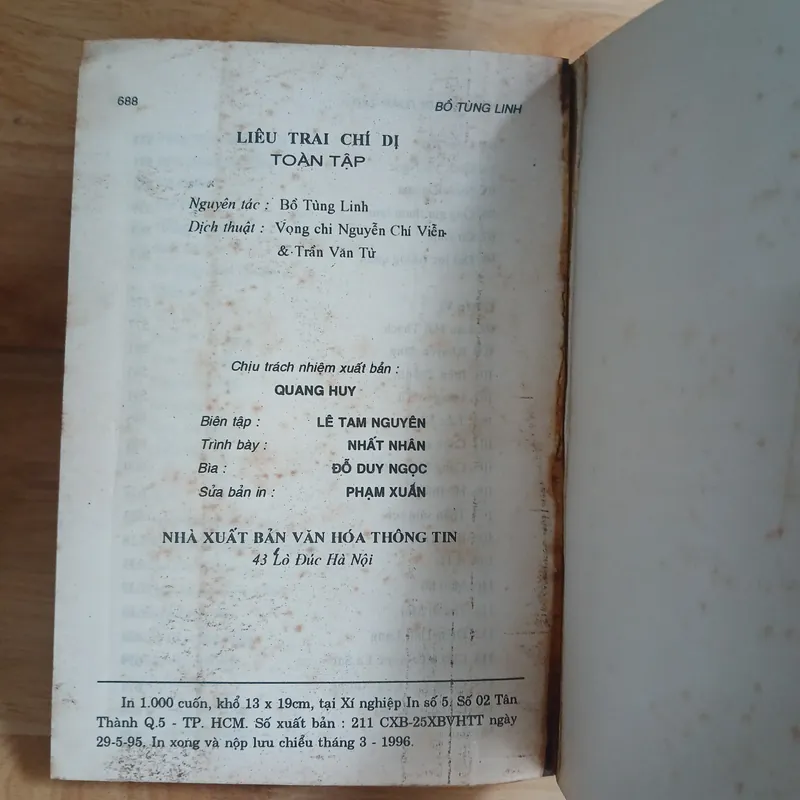 Liêu Trai Chí Dị Toàn Tập (Bộ Hộp 3 Tập) - Bồ Tùng Linh 705385