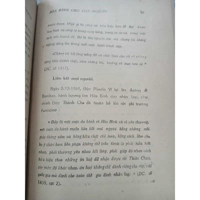 HÒA BÌNH CHO CON NGƯỜI - TRƯƠNG BÁ CẦN, TRƯƠNG ĐÌNH HÒE, NGUYỄN HỒ ĐỈNH 737341