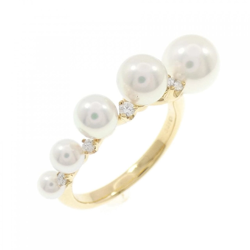 Nhẫn ngọc trai Akoya K18YG - Hàng hiệu Authentic 848017