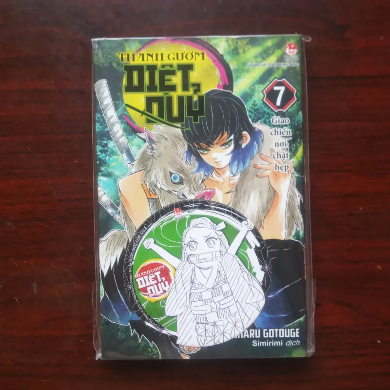 Thanh Gươm Diệt Quỷ (Koyoharu Gotouge) Kimetsu No Yaiba Tập 1-7 & 23 Tặng Bookmark Lót Ly 1051669
