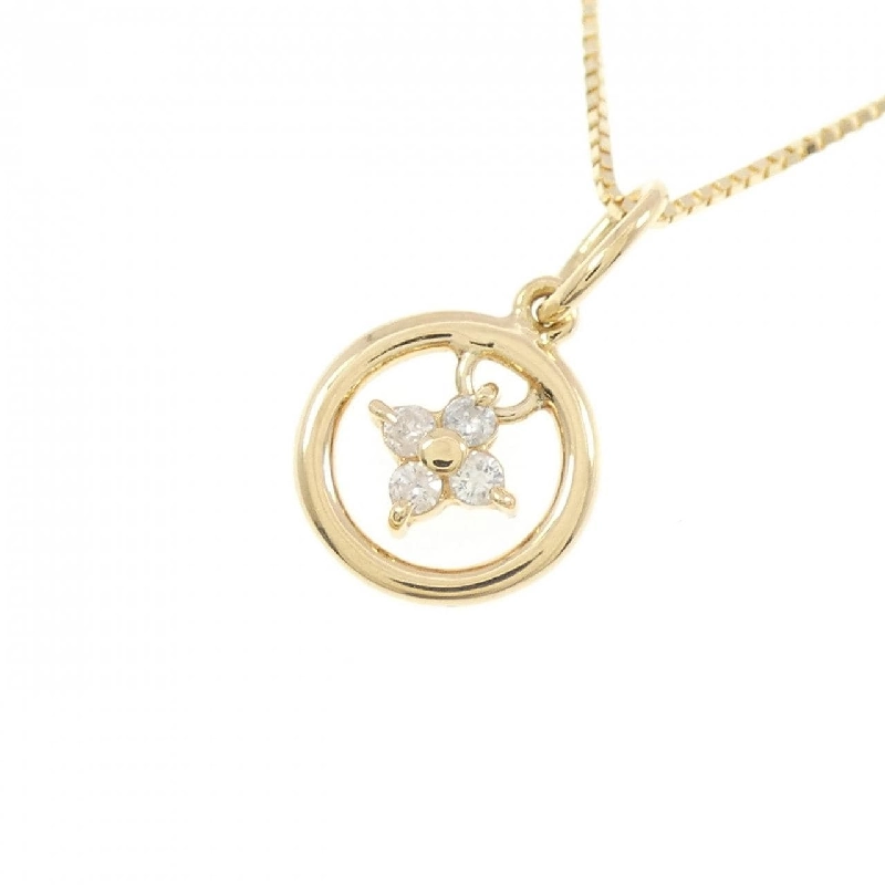 K18YG Dây chuyền kim cương - Hàng hiệu Authentic 859216