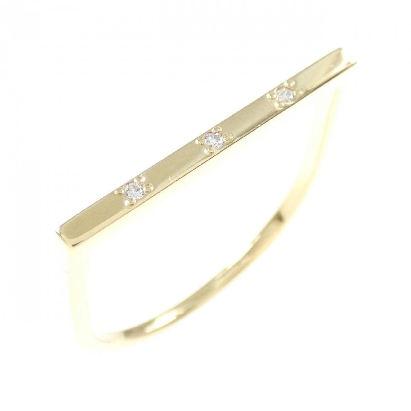 Nhẫn kim cương K18YG 671739