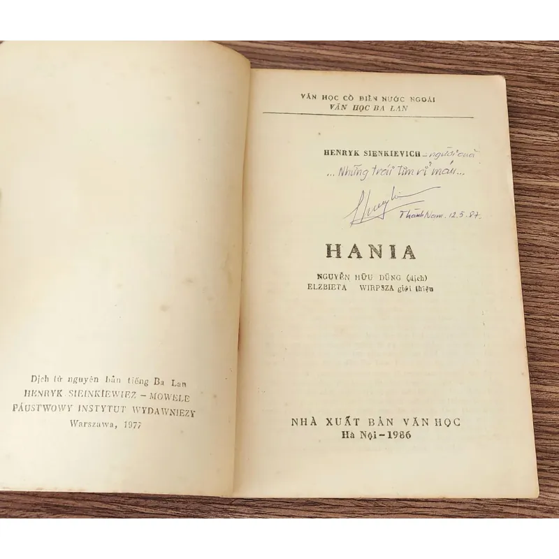 Truyện vừa HANIA - Nhà văn Ba Lan H. Sienkievich (Giải Nobel Văn chương 1905) 783708