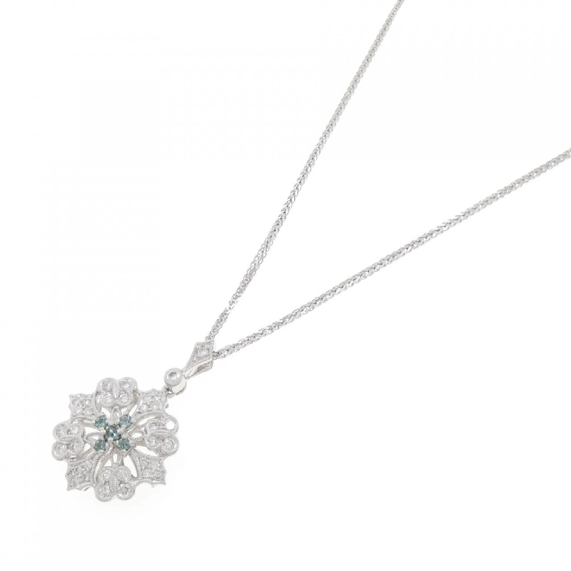 K18WG/750WG Alexandrite Necklace 0.16CT - Hàng hiệu Chính hãng 862230