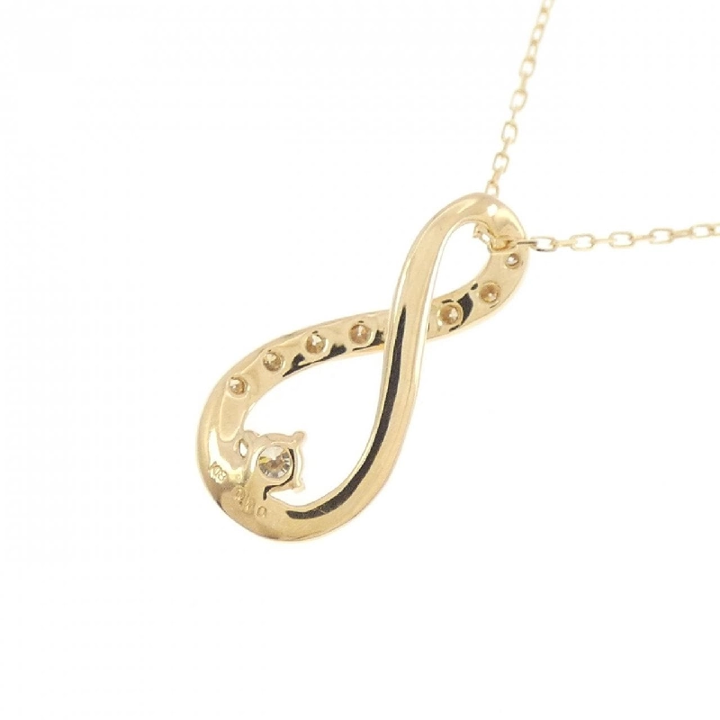 Dây chuyền kim cương K18YG 0.10CT - Hàng hiệu Chính hãng 856990