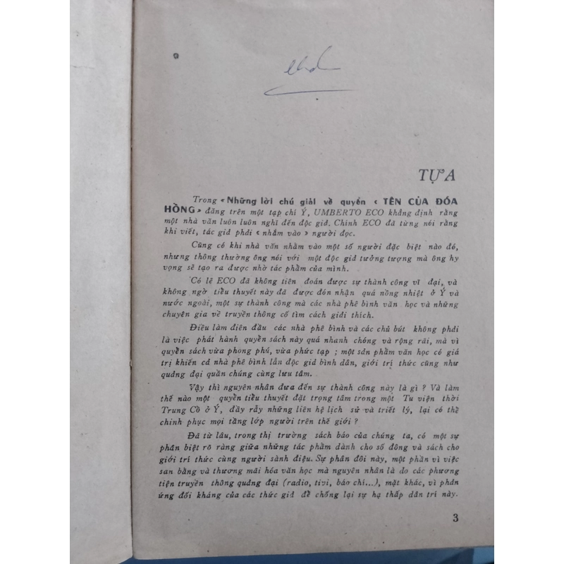 TÊN CỦA ĐOÁ HỒNG - UMBERTO ECO
 512723