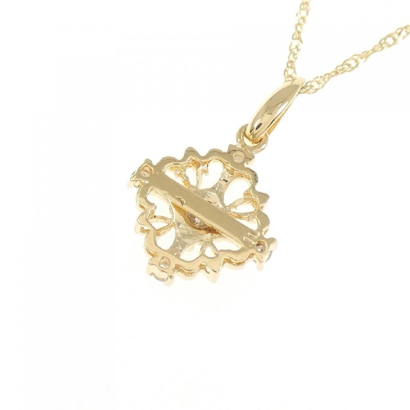 K18YG Dây chuyền kim cương 0.10CT - Hàng hiệu Chính hãng 858498