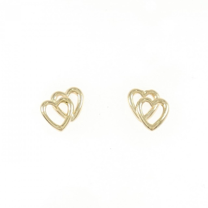 K18YG Bông tai hình trái tim - Hàng hiệu Chính hãng 869200