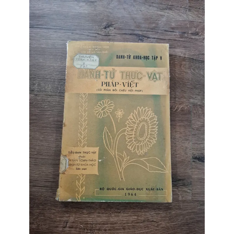 Danh Từ Thực Vật Pháp - Việt (Tập V) - Ủy Ban Khoa Học Nhà Nước 715894