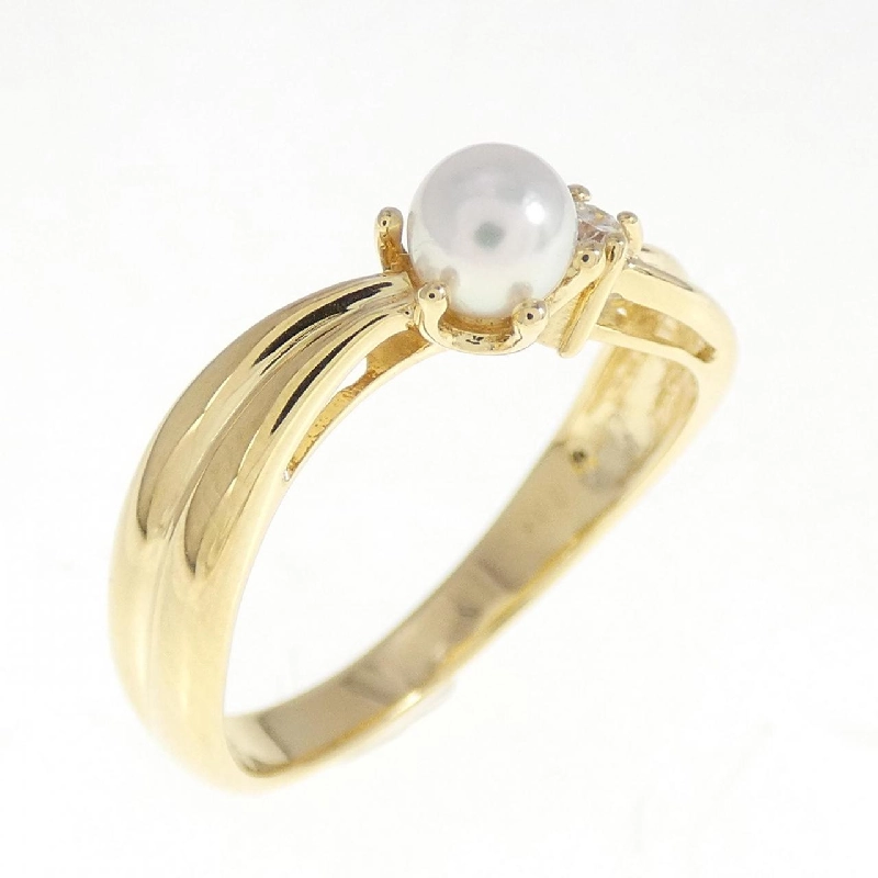 Nhẫn ngọc trai Akoya K18YG 672294
