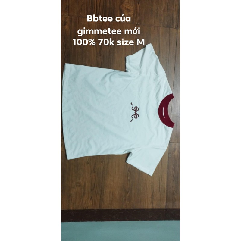 Áo babytee của gimmetee size M màu trắng 176752