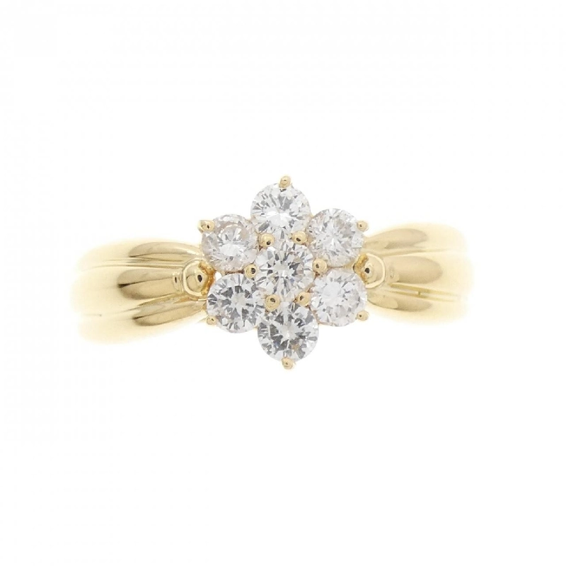 Nhẫn kim cương K18YG hoa 0.50CT 667085