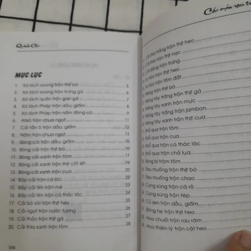 Sách nấu ăn- CÁC MÓN RAU TRỘN (SALAD) tg. QUỲNH CHI 757641