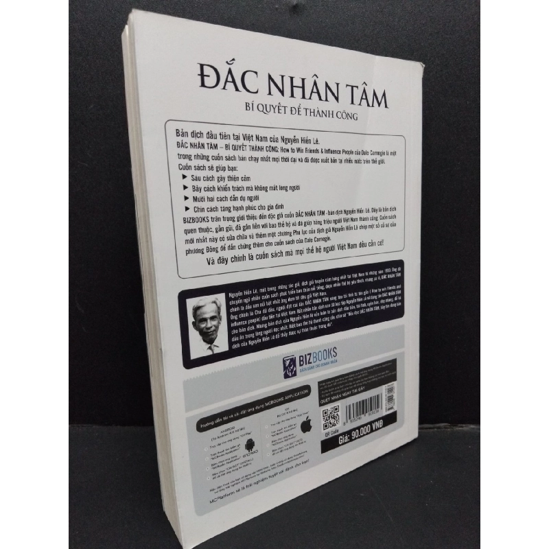 Đắc nhân tâm - Bí quyết để thành công mới 90% bẩn nhẹ 2019 HCM1008 Dale Carnegie KỸ NĂNG 916202