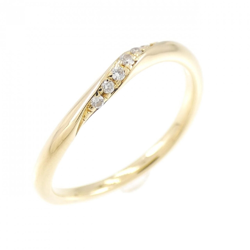 Nhẫn kim cương 750YG 672306