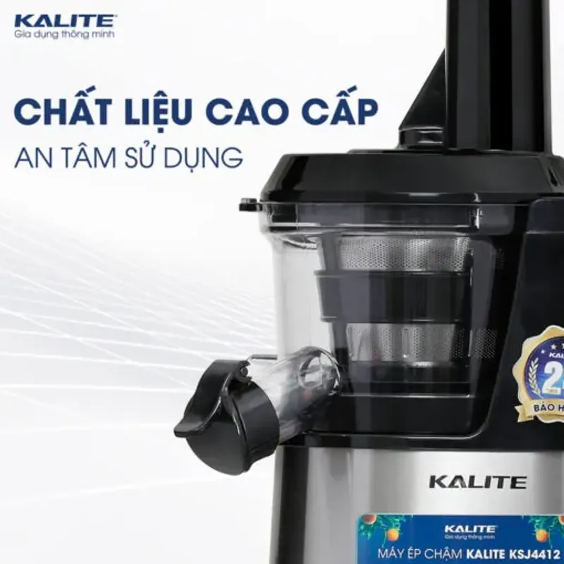Máy ép chậm Kalite KSJ4412 động cơ đảo chiều ép kiệt bã 572359