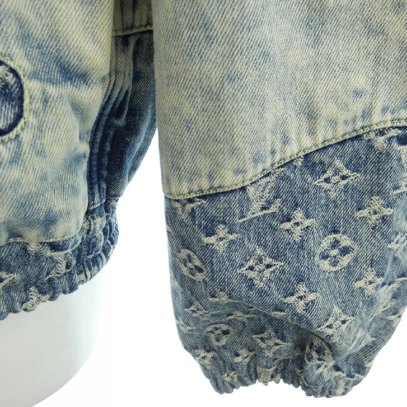 Áo khoác denim LOUIS VUITTON Monogram Patchwork NIGO HMA16EUZD - Hàng hiệu Chính hãng 892677