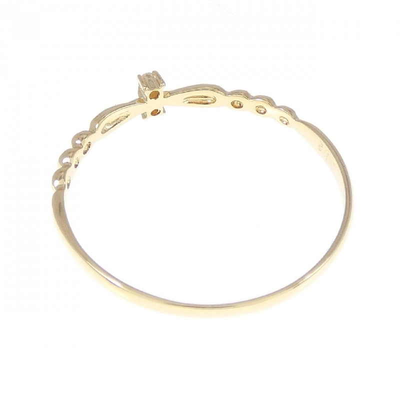 Nhẫn kim cương K18YG 0.02CT 672388