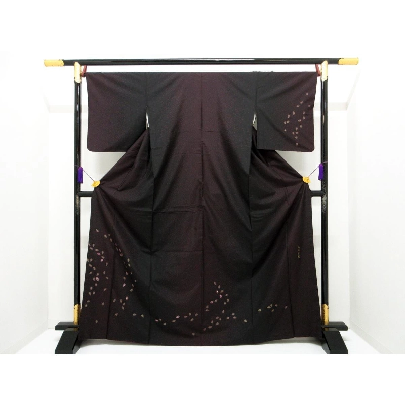 Tơ tằm vỏ sò Ryukyu tím thêu - Hàng hiệu Authentic 878534