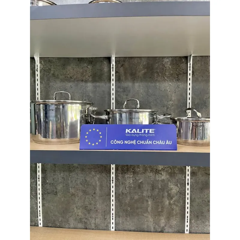 🌿 Bộ Nồi Inox 304 Kalite KL381 – An Toàn Sức Khỏe, Không Thôi Nhiễm Chất Độc Hại 721030