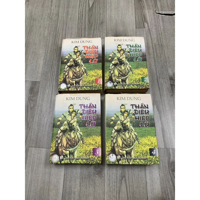 Thần điêu hiệp lữ - kim dung. Bộ 4 tập bìa cứng. 5b5 721177