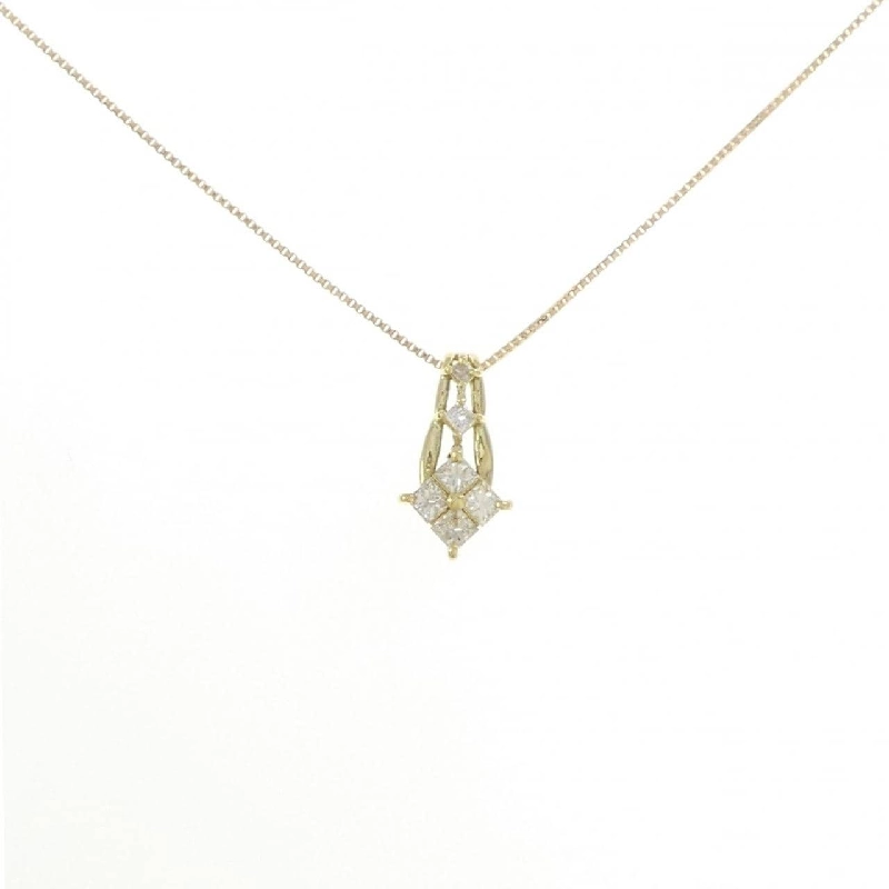 Dây chuyền kim cương K18YG 0.25CT - Hàng hiệu Authentic 857997