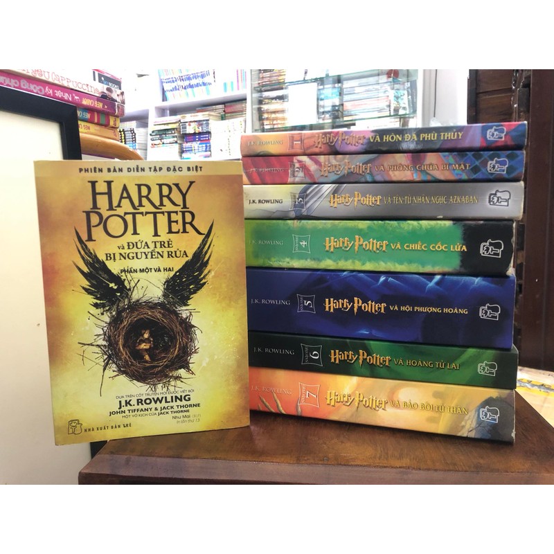 Trọn bộ 8 cuốn Harry Potter bìa hoạt hình 159771