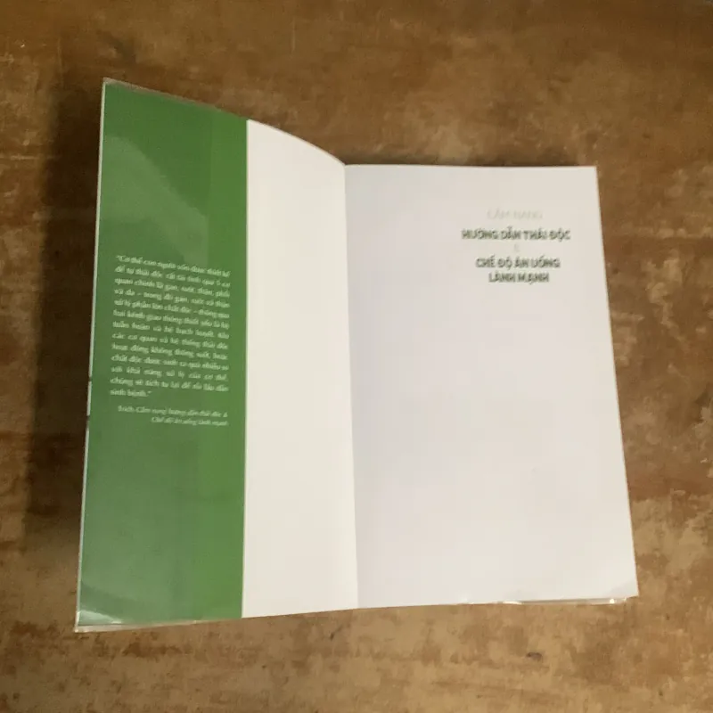 CẨM NANG HƯỚNG DẪN THẢI ĐỘC & CHẾ ĐỘ ĂN UỐNG LÀNH MẠNH 935196