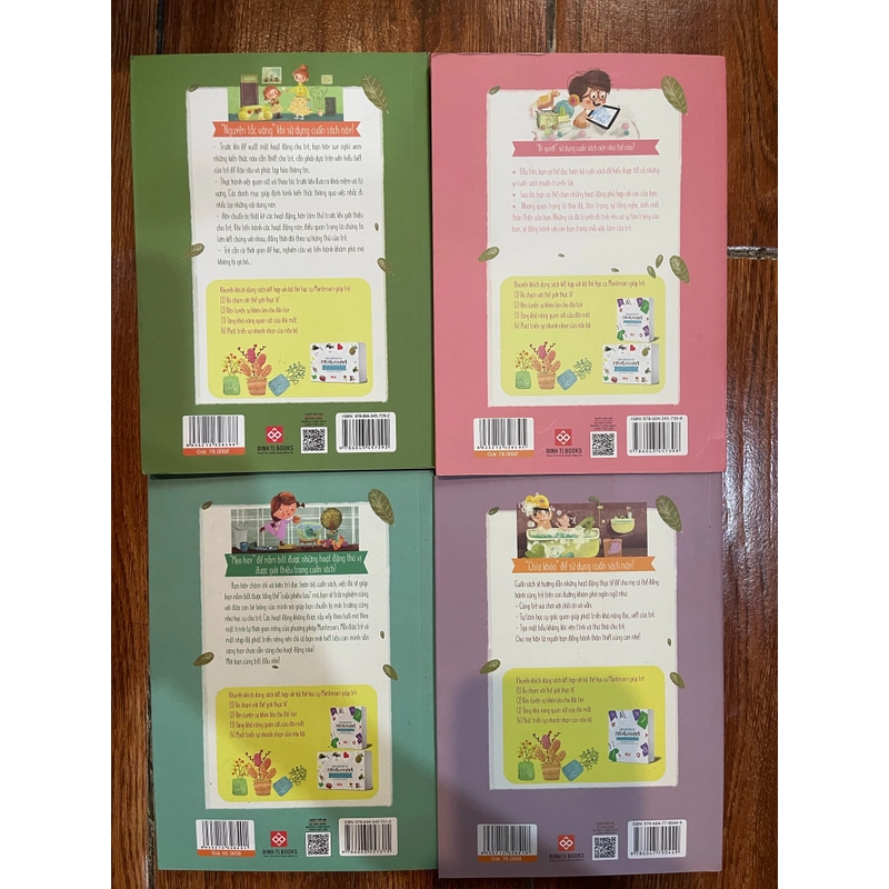 Dạy trẻ theo phương pháp Montessori Combo 4 cuốn 315065